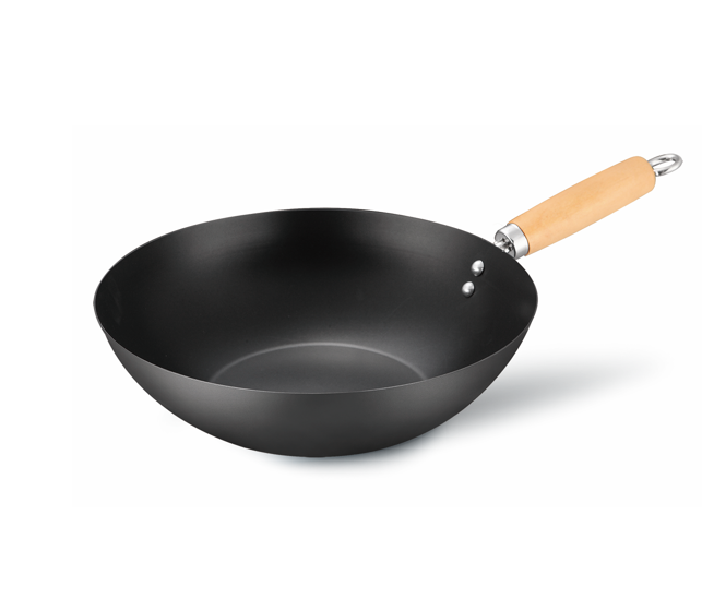 America   hot selling Chinese black wok  carbon steel  wok